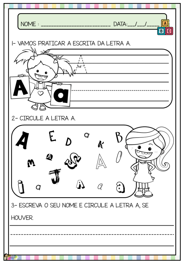 Cartilha do ABC para alfabetização - 1º ano