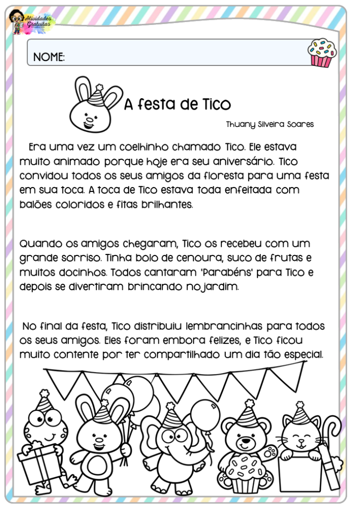 Atividade de Interpretação de Texto